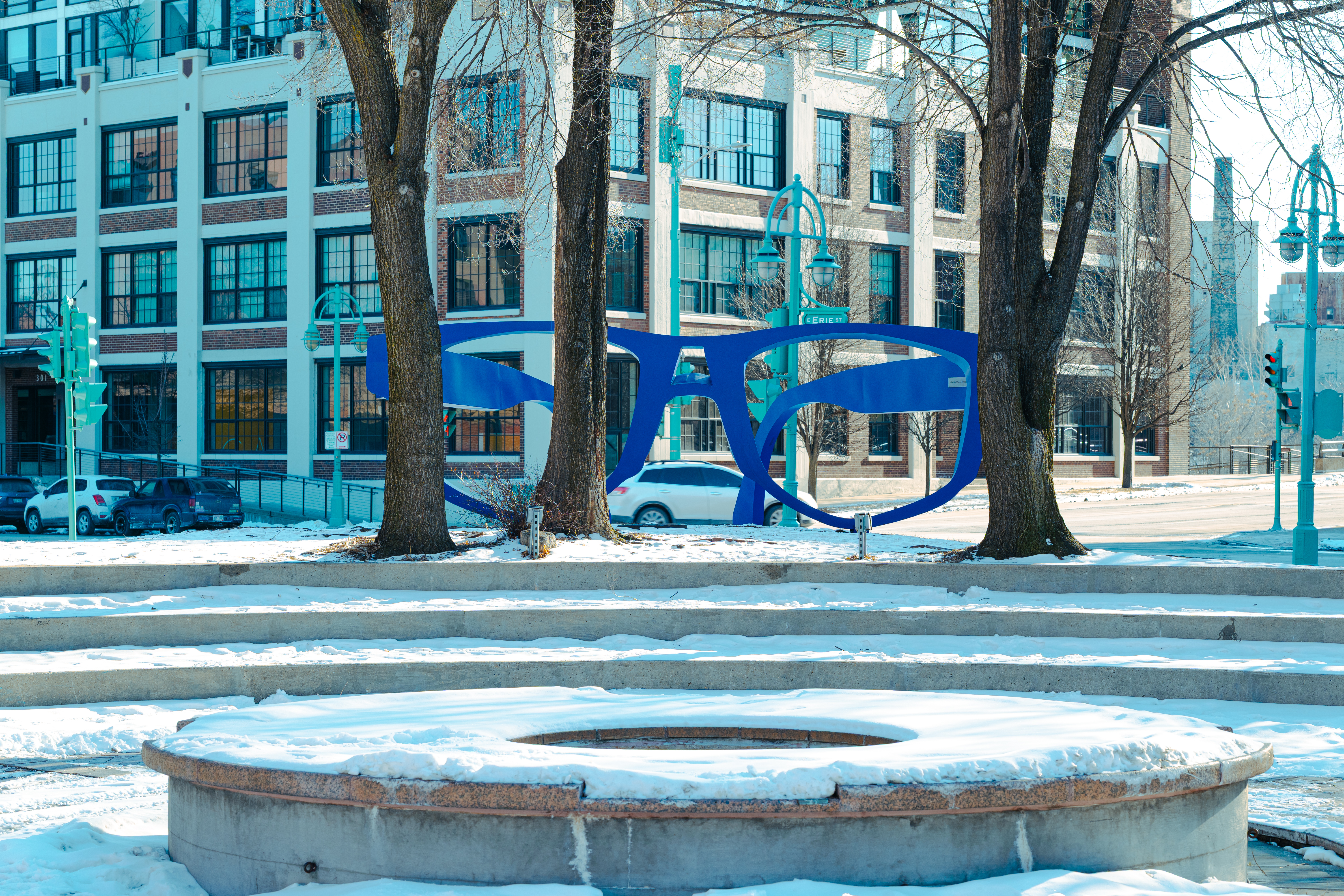 Pictures in the Winter Downtown